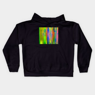 Neon Rainbow Paint Splatter Kids Hoodie